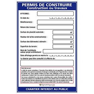 Panneau de chantier : Un panneau à monter ?